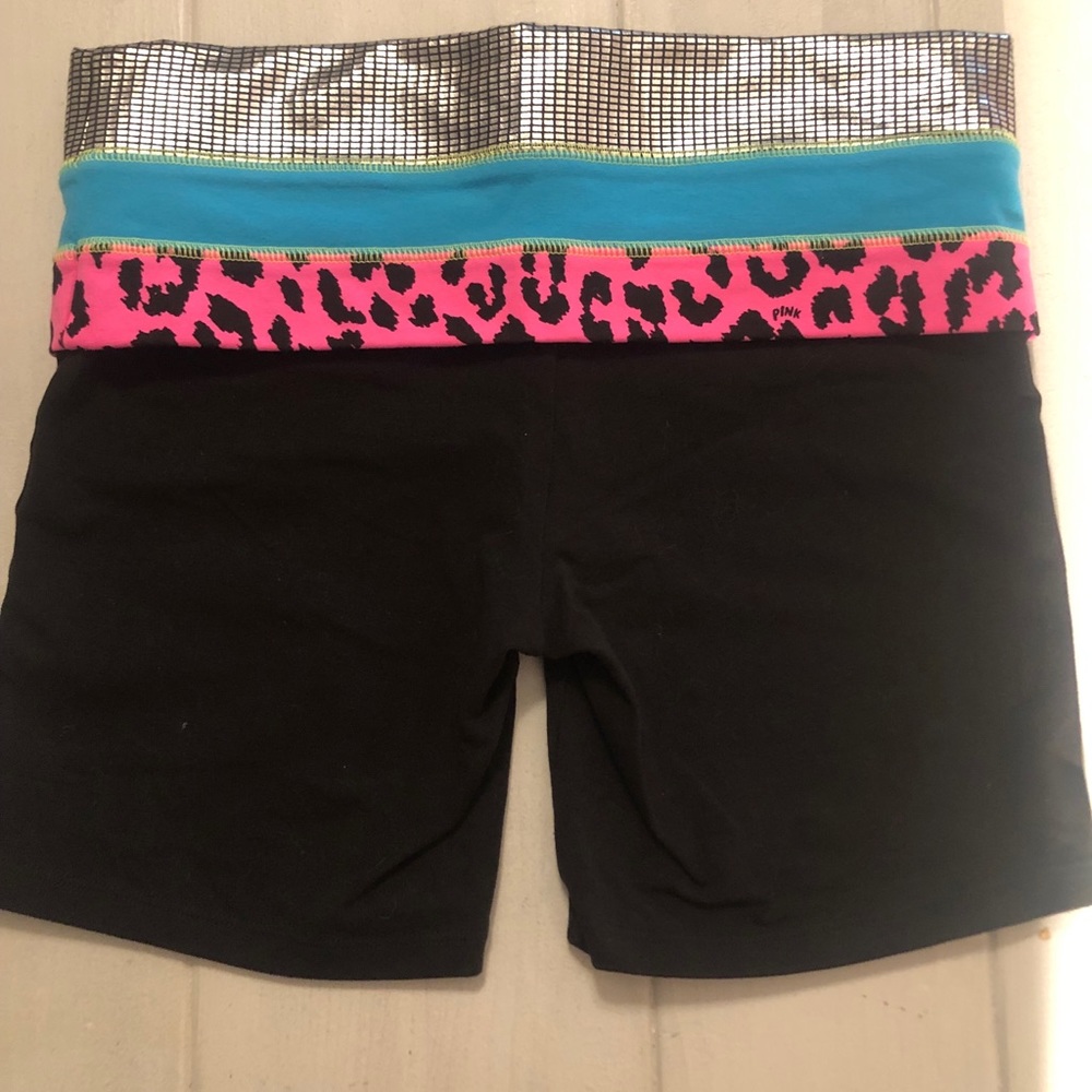PINK YOGA workout shorts